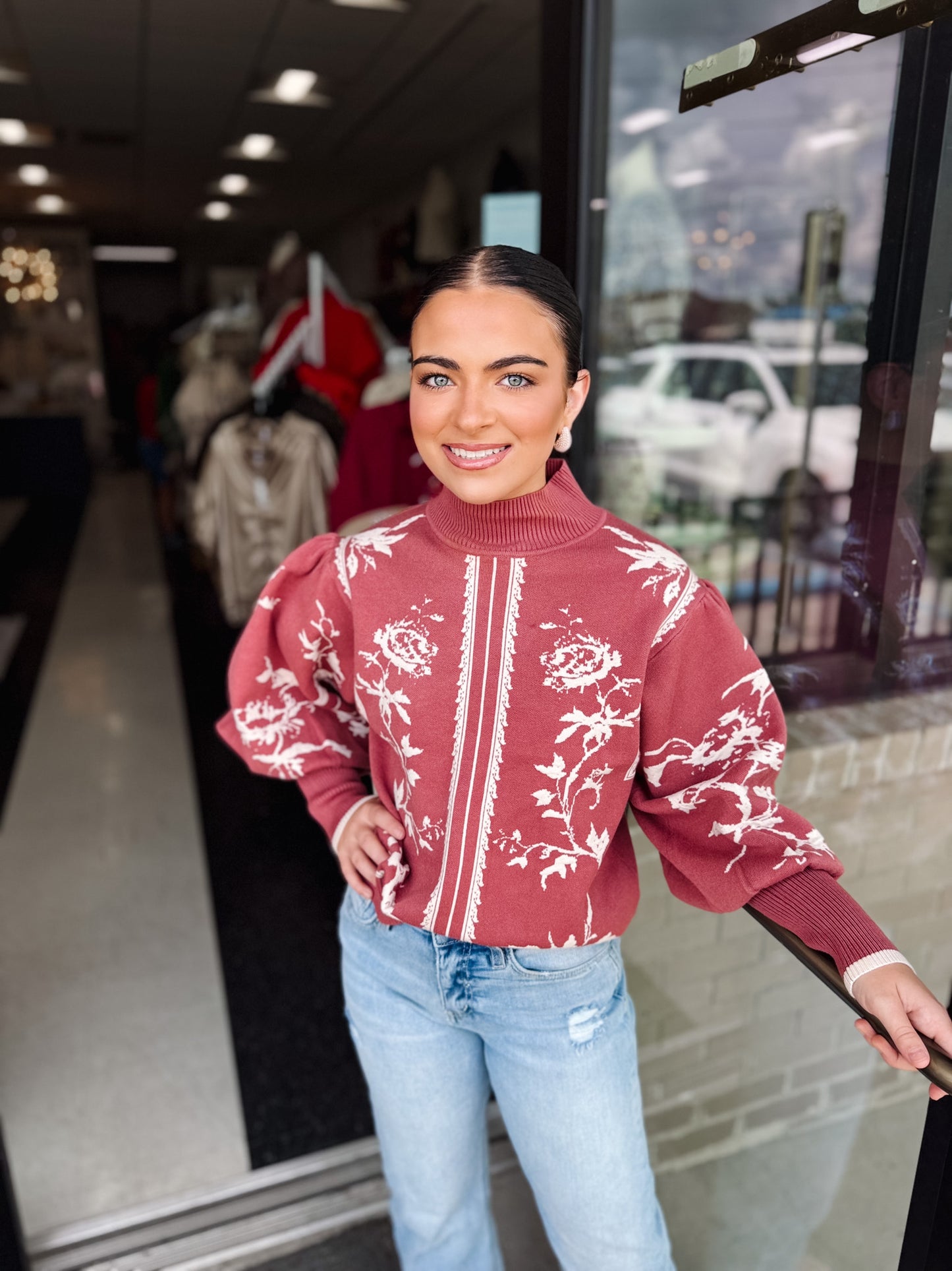 Balloon Sleeve Mazie Sweater