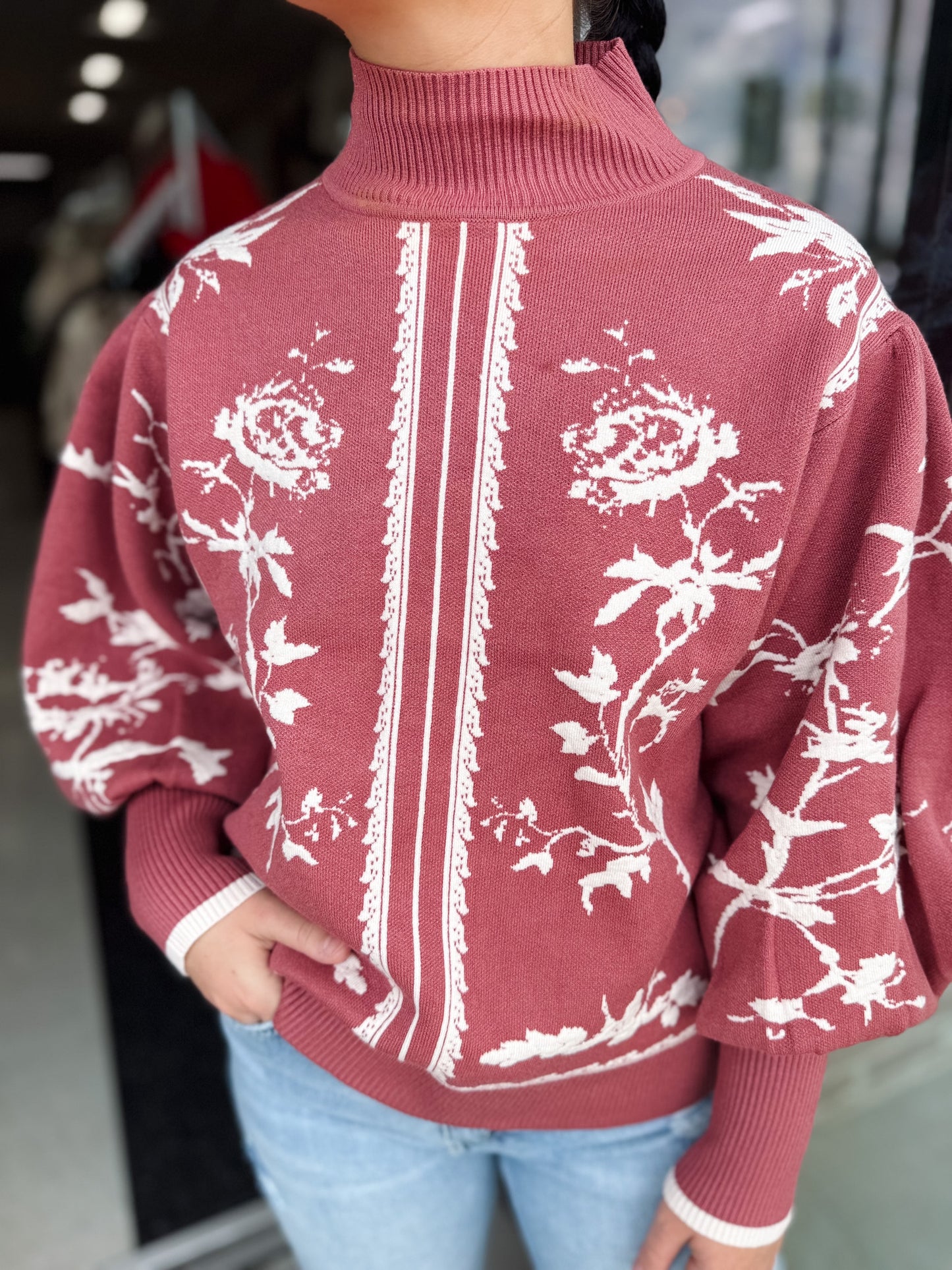 Balloon Sleeve Mazie Sweater