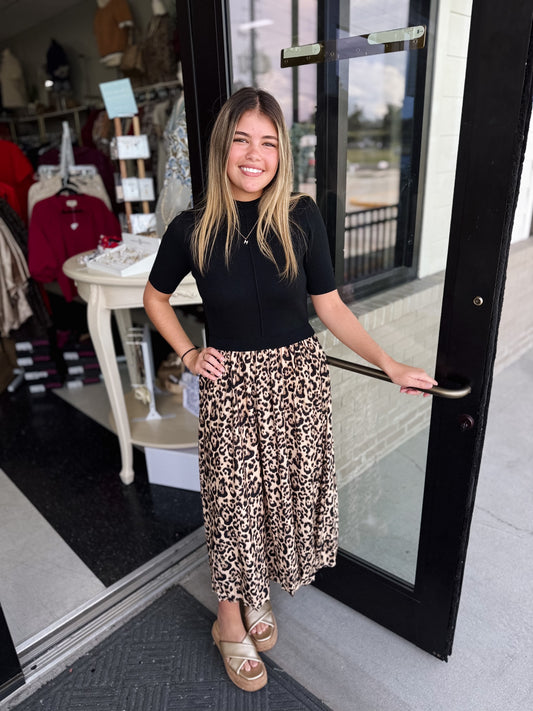 Ivy Knit & Pleat Dress