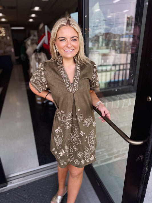 Diana Embroidered Dress