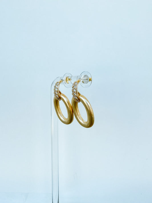 14K plated Christy earring