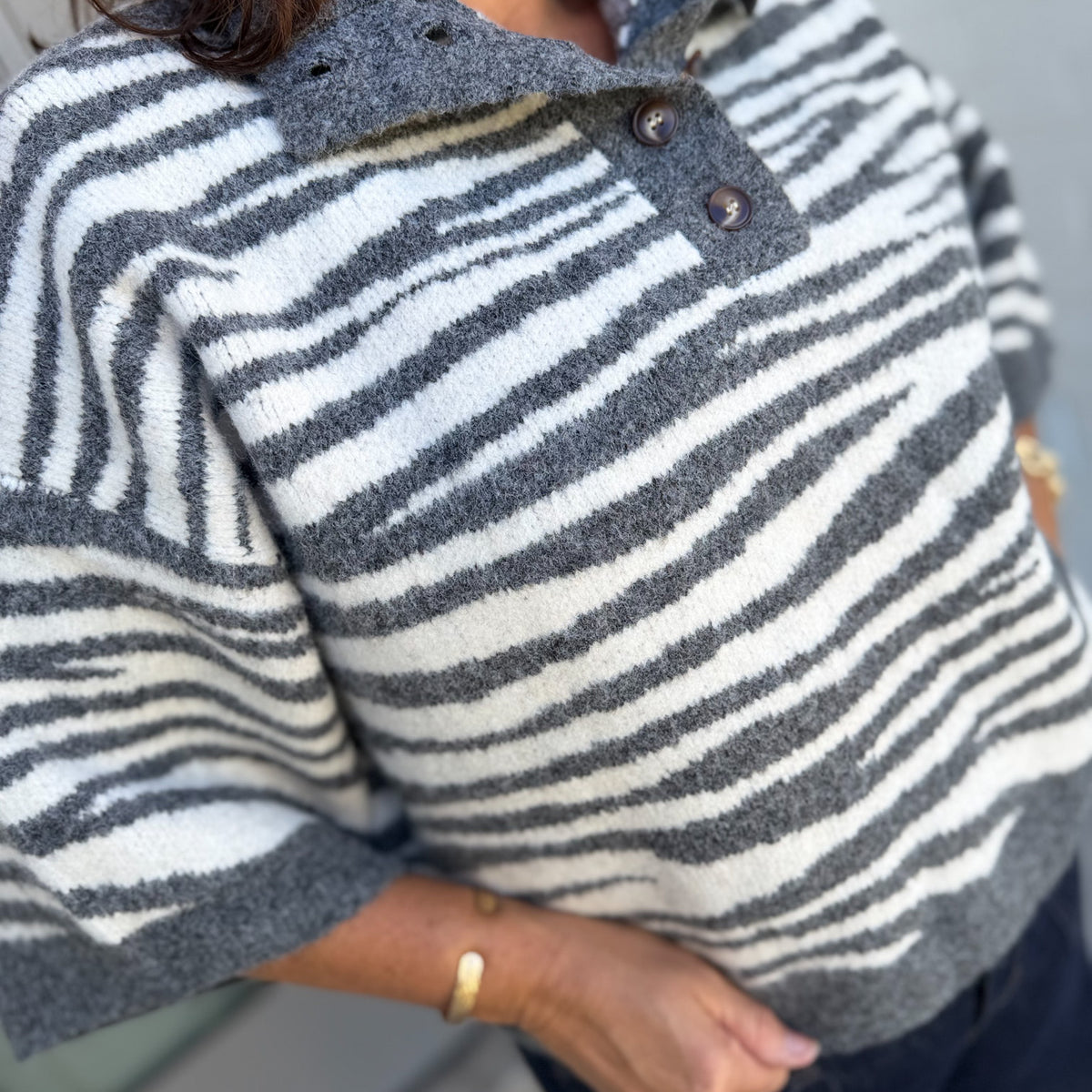 Safari Chic Knit Top