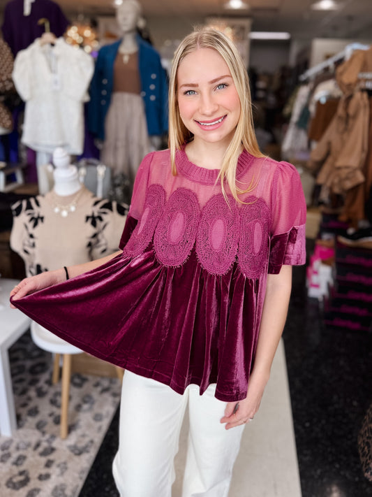 The Merlot Muse Top