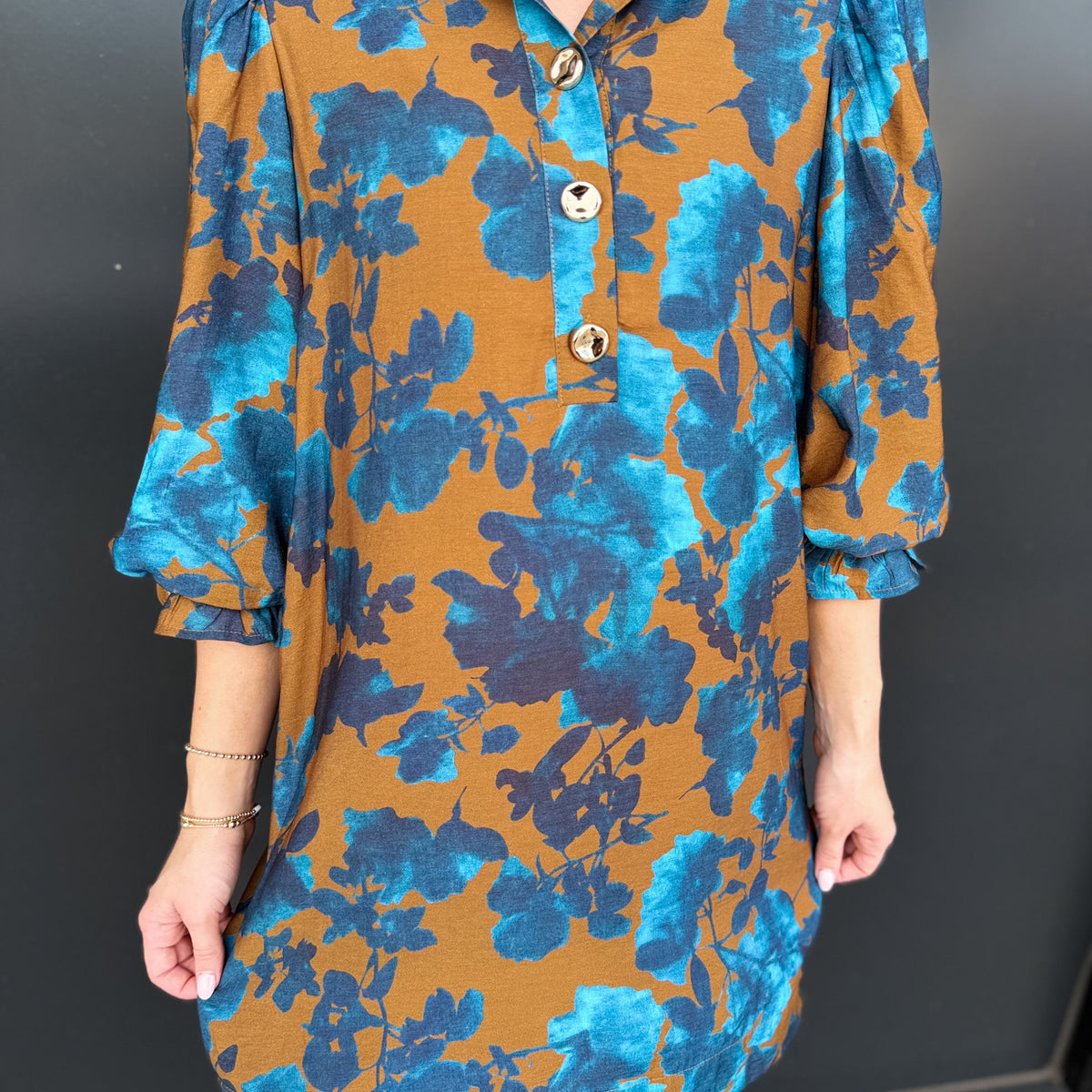 Blooming With Charm Floral Mini Dress