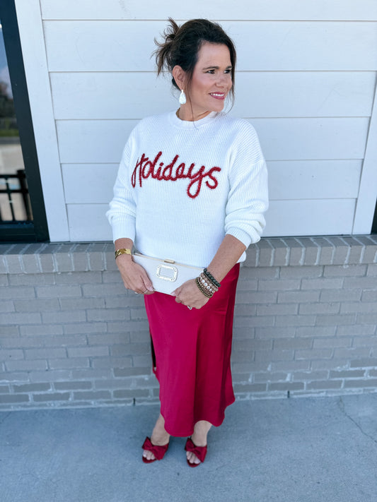 Glitter Holidays Sweater