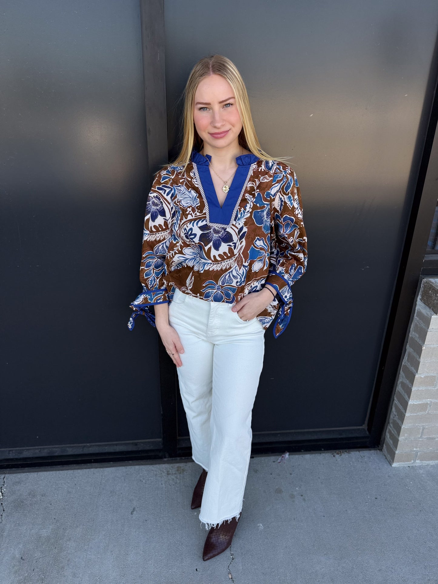 The Bloom Haven Blouse