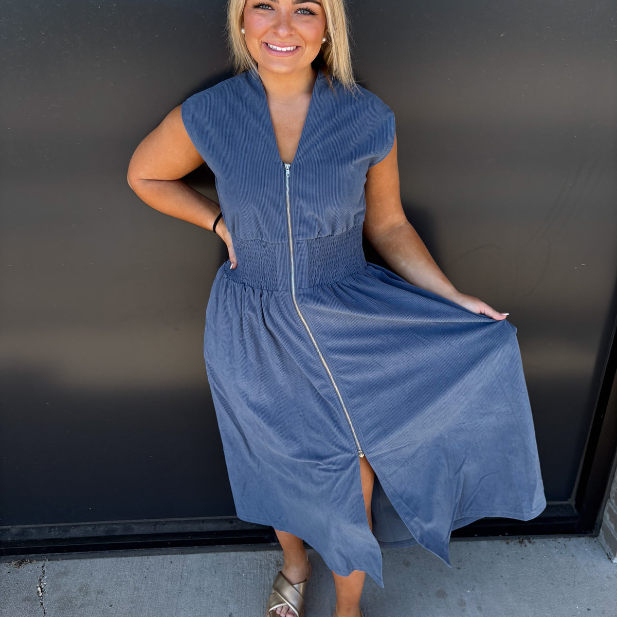 corduroy maxi dress Dress! – Bead Bloom sho Zoelle Beaded Velvet Gown incredible comfort Size:2 yr