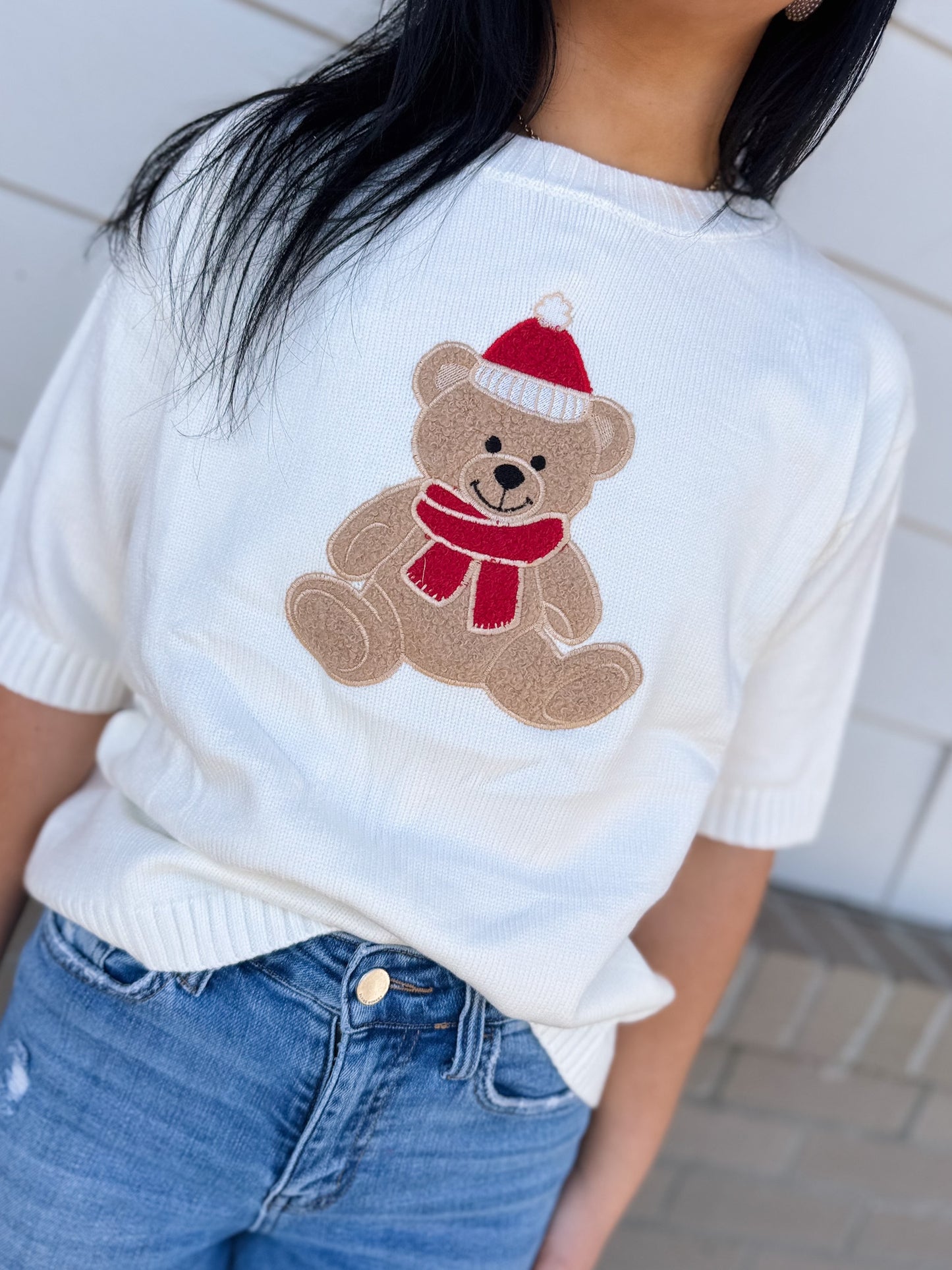 Holiday Teddy Bear Sweater π