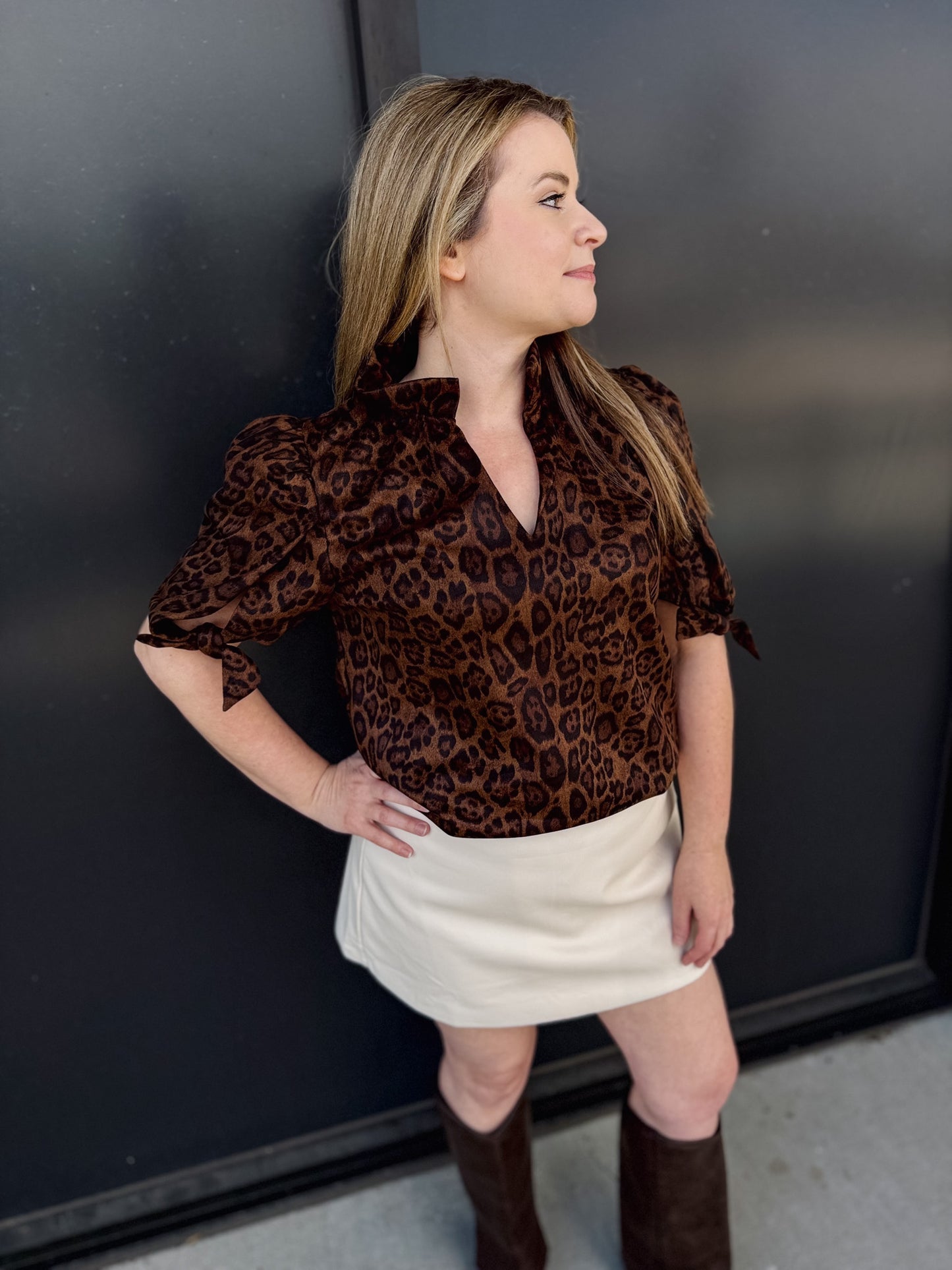 The Savannah Cheetah Print Top π