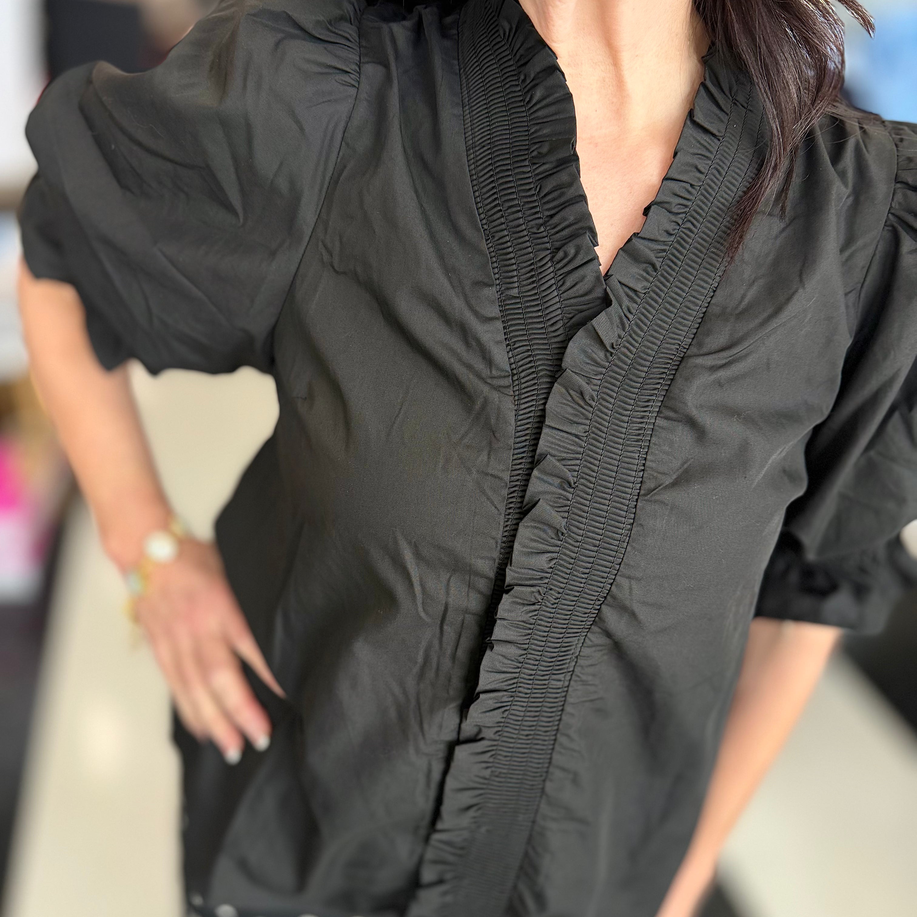 Im Feeling Alright Puff Sleeve Blouse