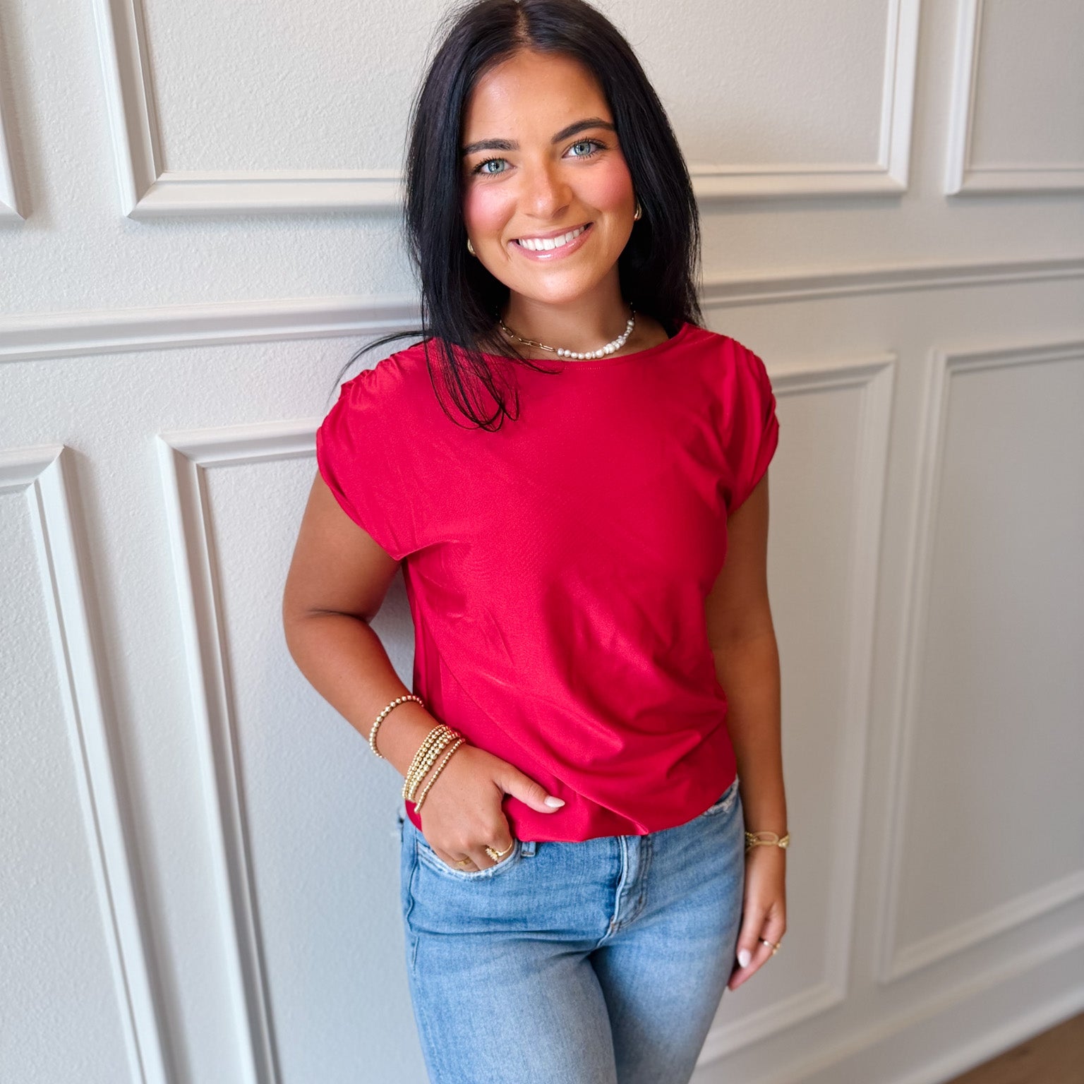The Bella Cinched Top *