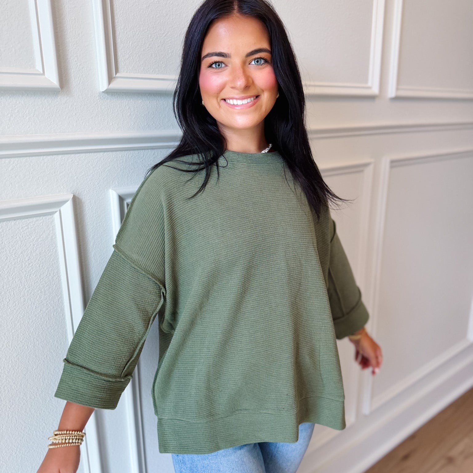 Essential Comfort 3/4 Sleeve Top *