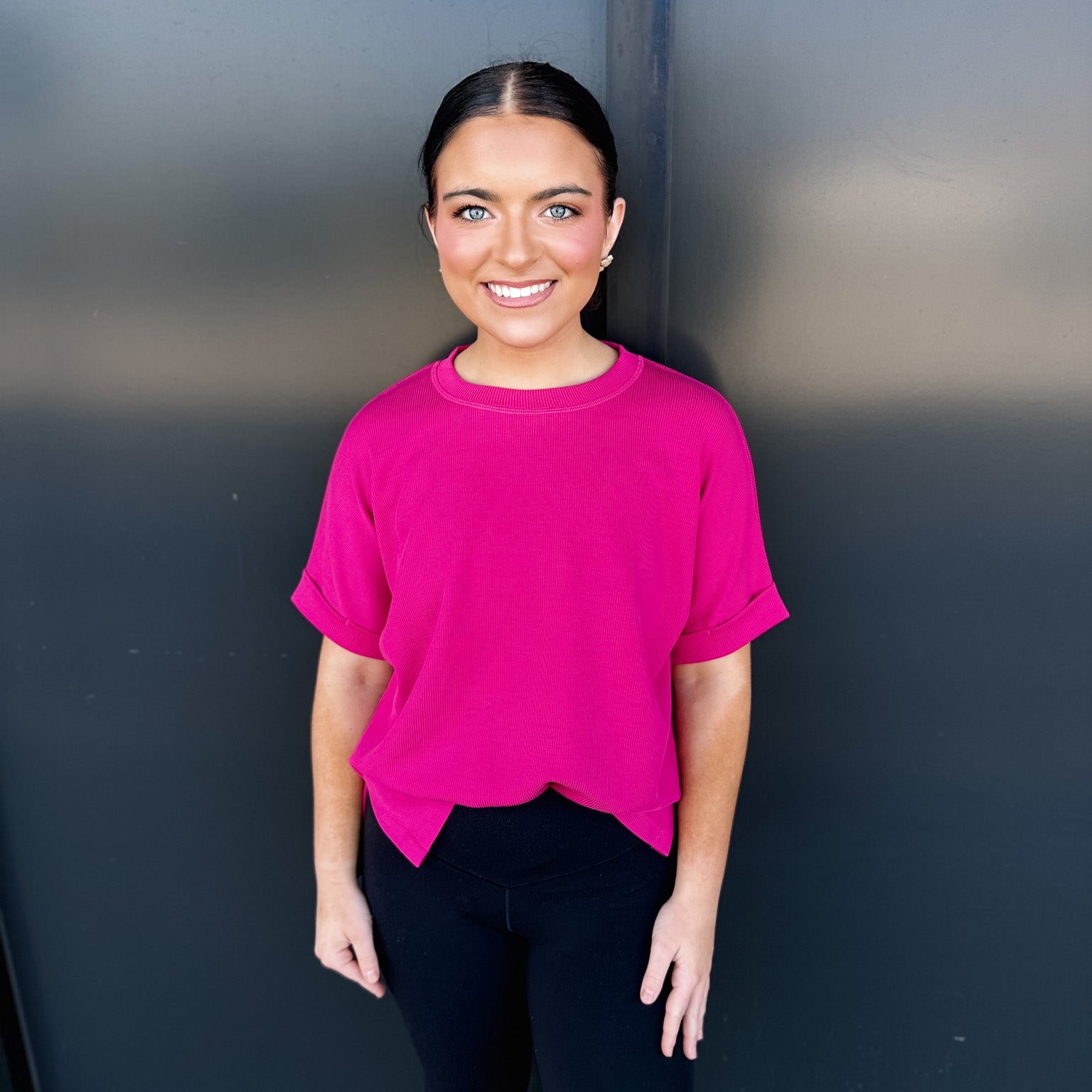 Aria Luxe Sand Wash Lounge Tee