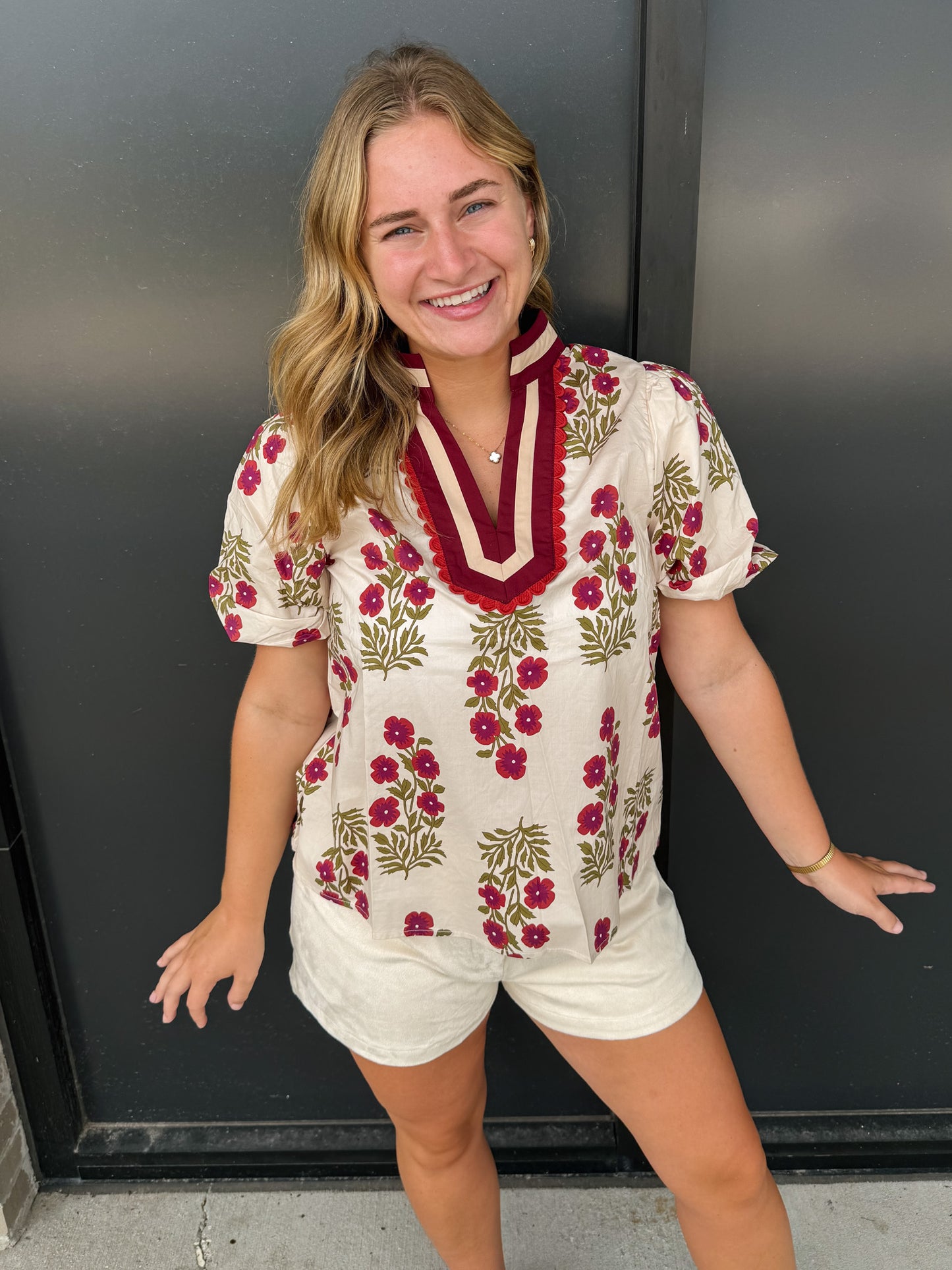 Floral Easy Breezy Blouse
