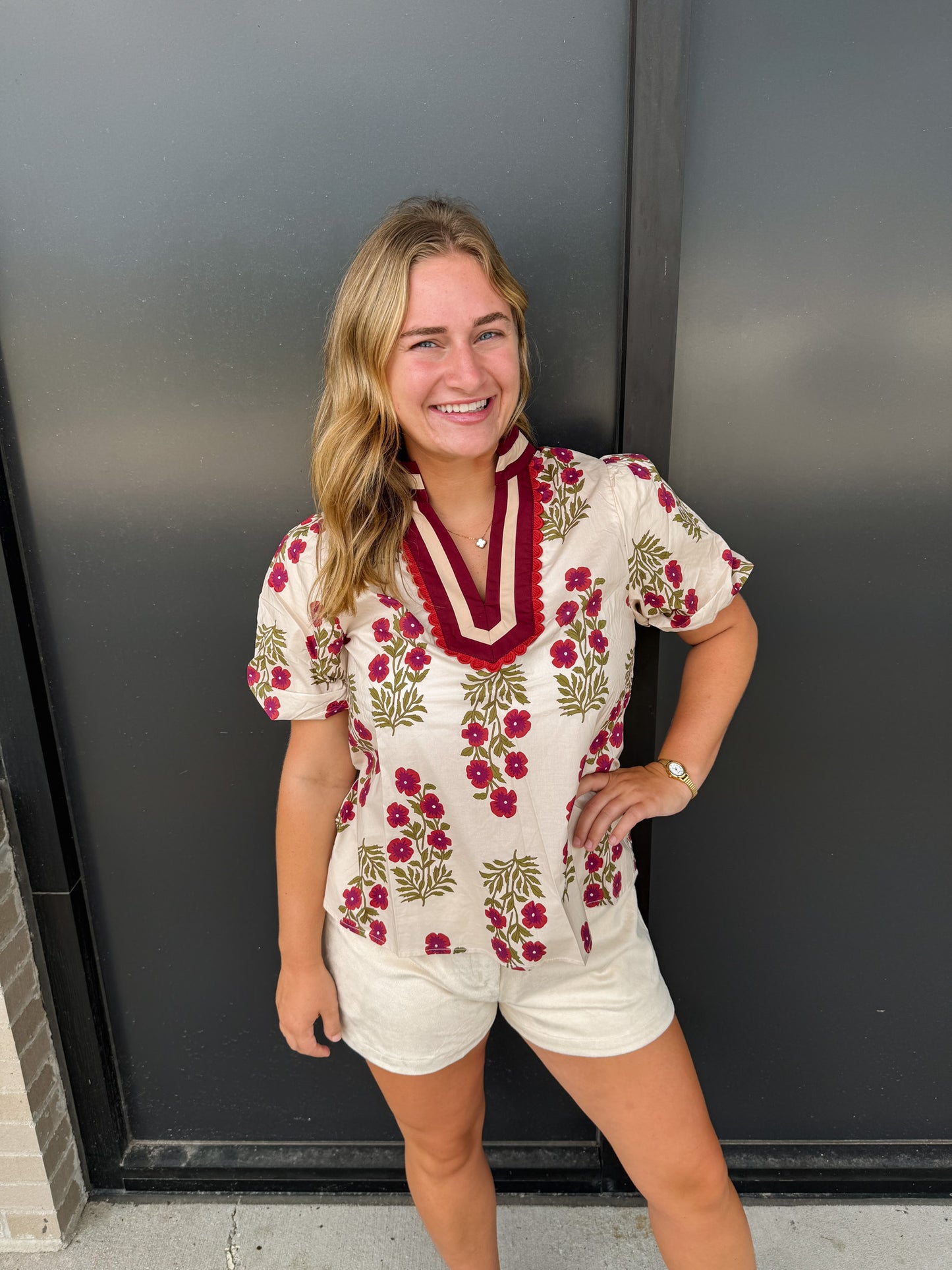 Floral Easy Breezy Blouse
