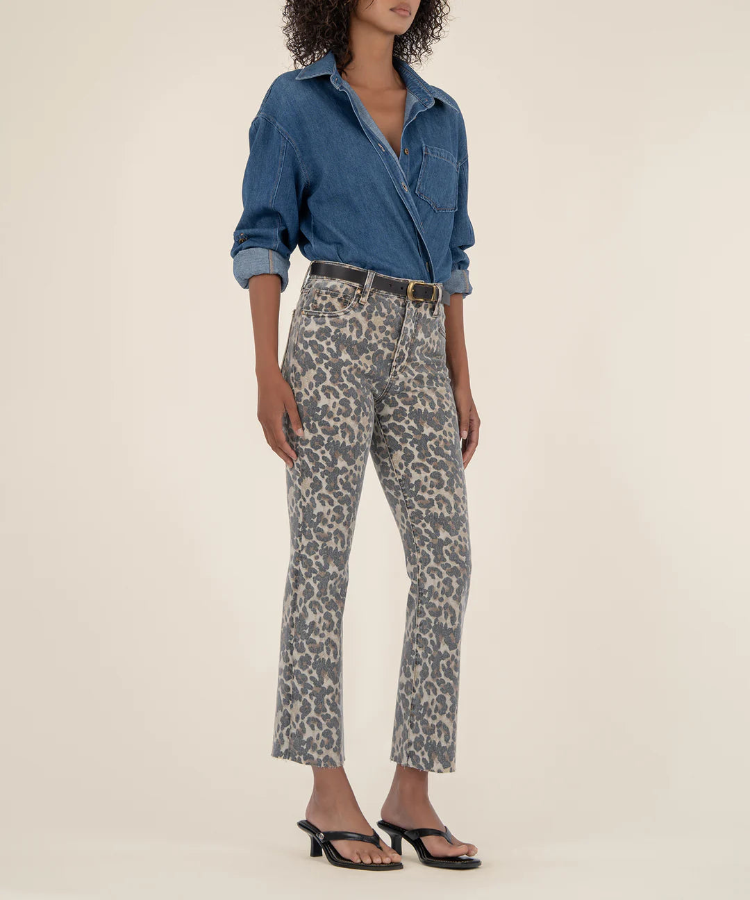 Kut Kelsey High Rise Ankle Flare