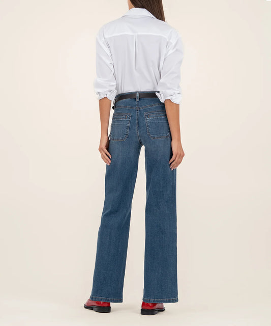 Kut Jean High Rise Wide Leg