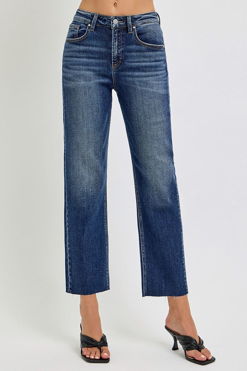 Risen High Rise Barrel Jeans