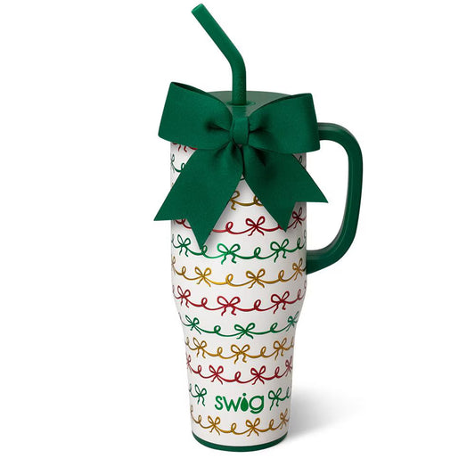 Christmas Bows Mega Mug 40oz 🔔
