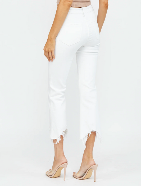 MD Uneven Hem Jeans