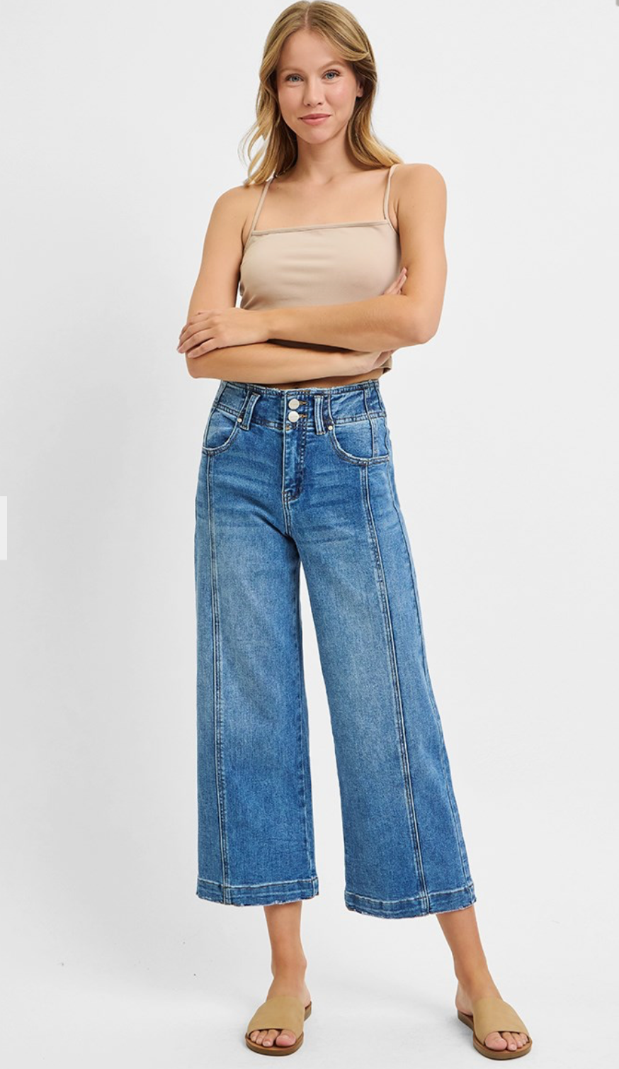 Risen Front Seam Detail Jeansn