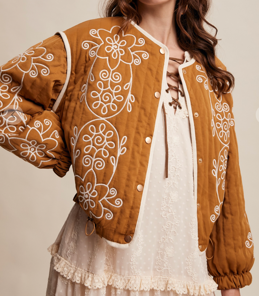 Embroidered Get Ready Jacket