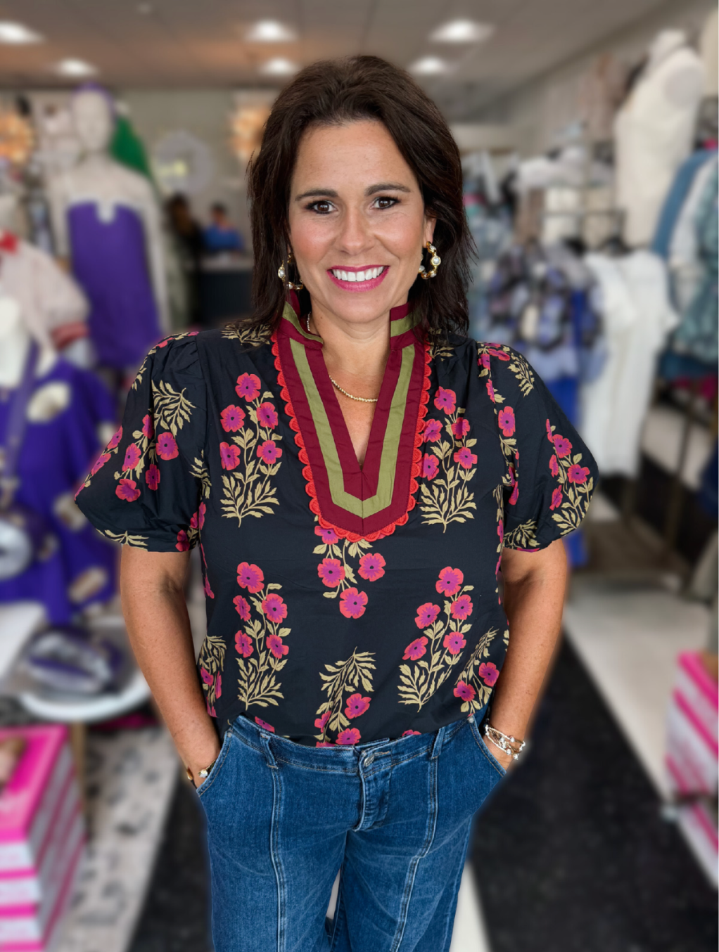 Floral Easy Breezy Blouse