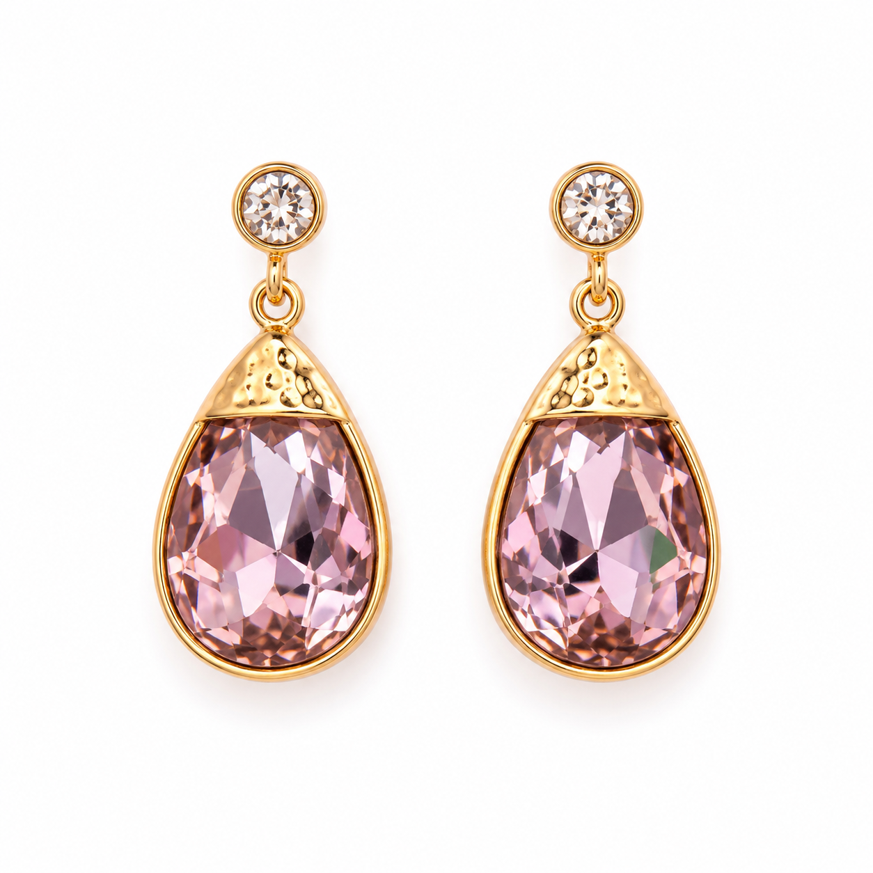 Midnight Sparkle Teardrop Earrings