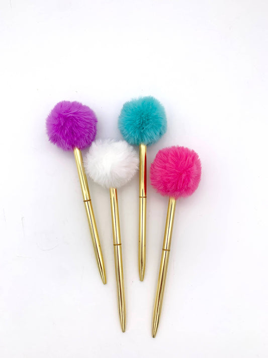 PLUSHEST POM POM PEN BRIGHTS!