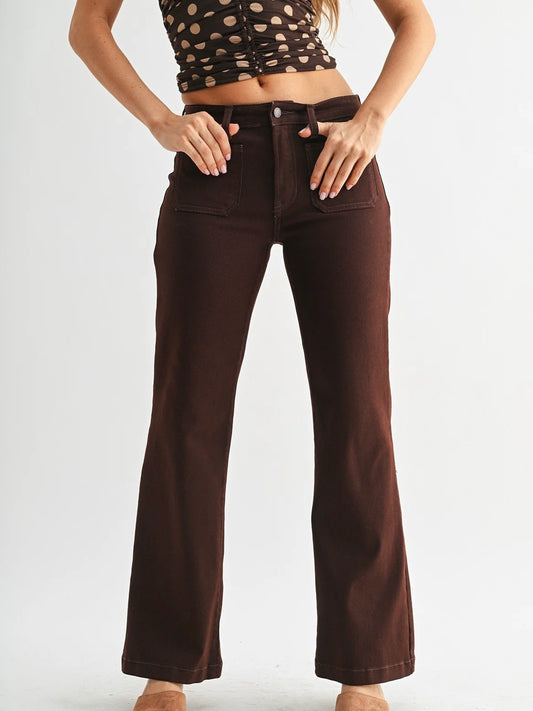 Classic Chocolate Twist Flares