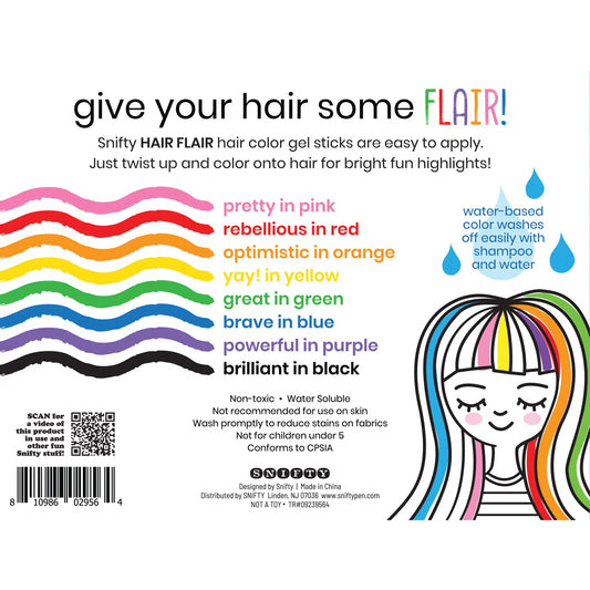 Hair Flair- Hair Color Gel Sticks