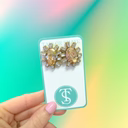 TS Crystal Oval Stud