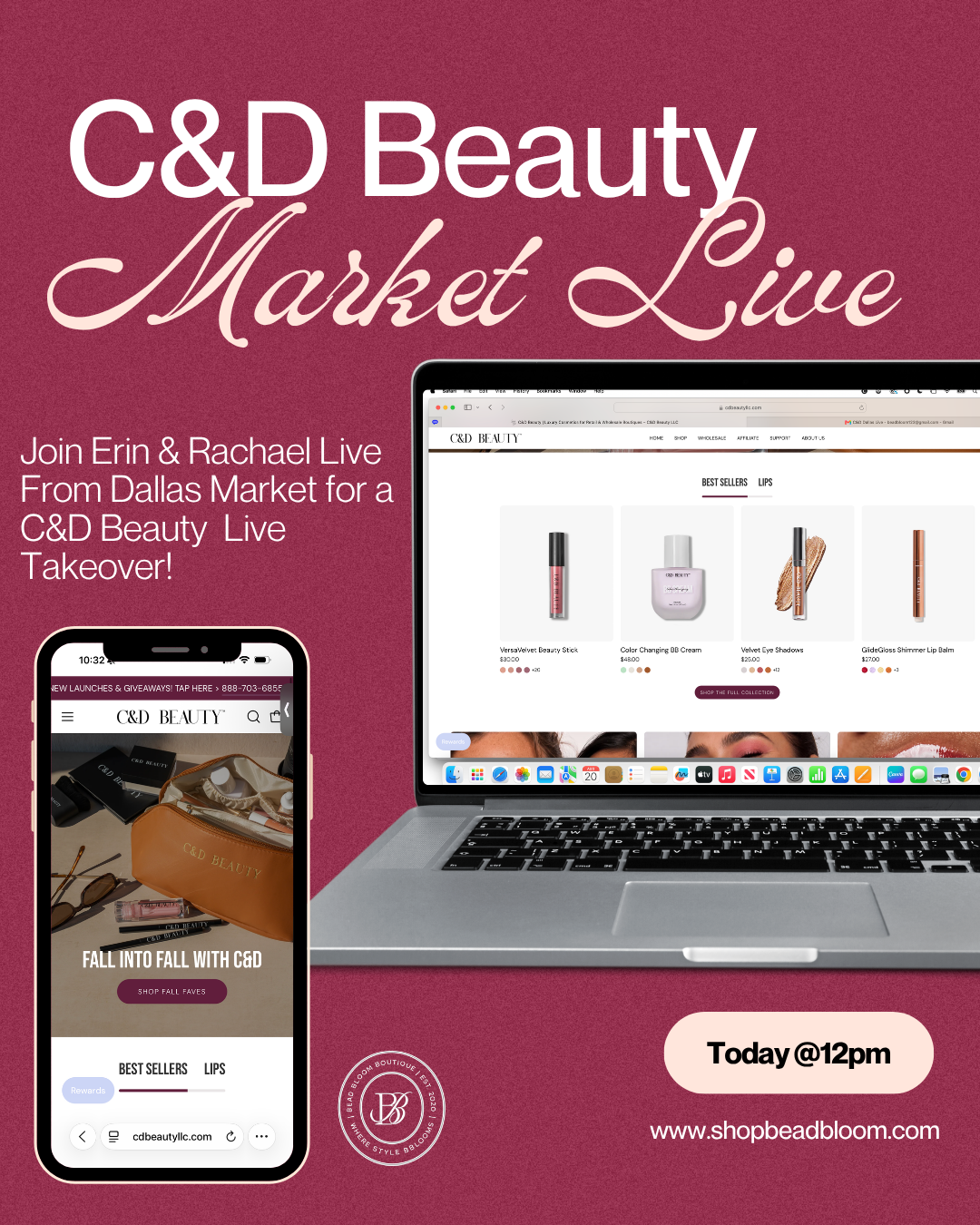 C&D Beauty Live Takeover 8/20