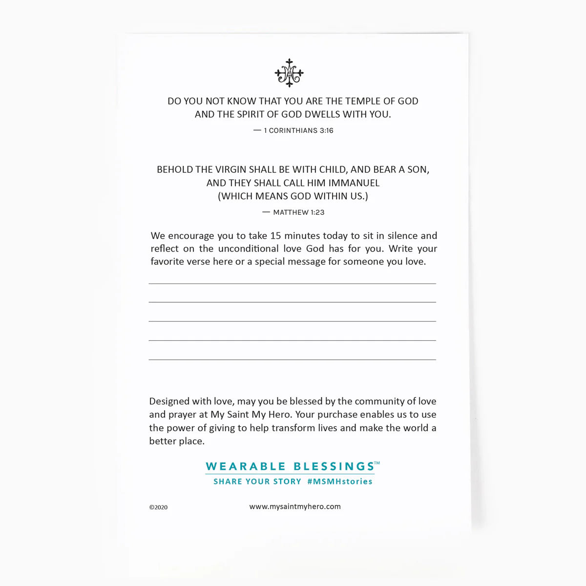 MSMH Christ Within Bracelet - Gold