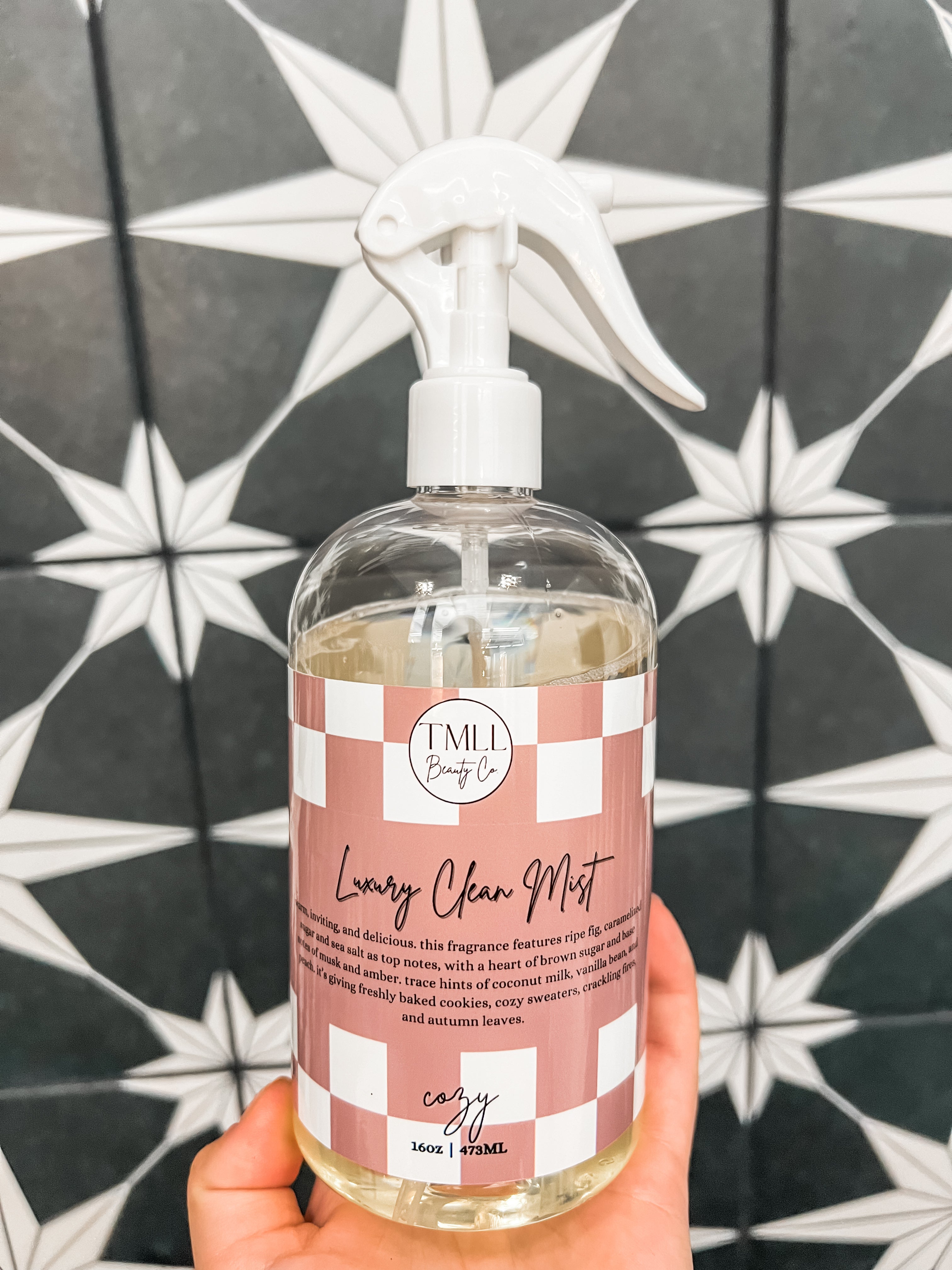 TMLL Luxury Clean Mist All Purpose Cleaner - Cozy-250 - TMLL Beauty Co-TMLL Beauty Co-[option4]-[option5]-[option6]-Leather & Lace Boutique Shop