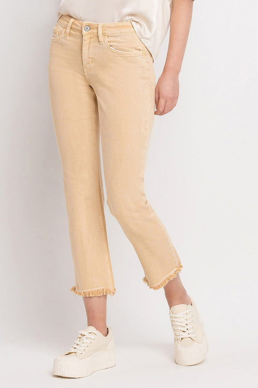 Vervet Mid Rise Straight Jeans