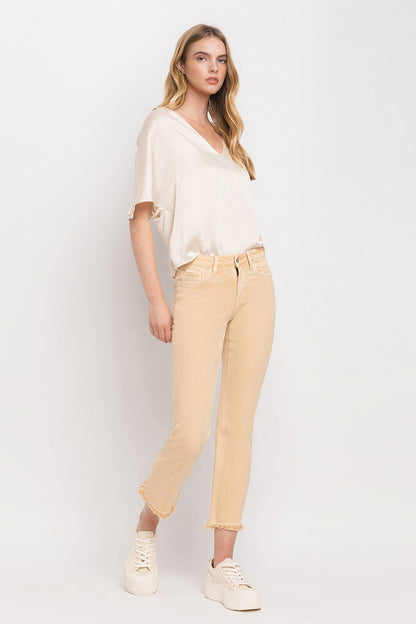 Vervet Mid Rise Straight Jeans