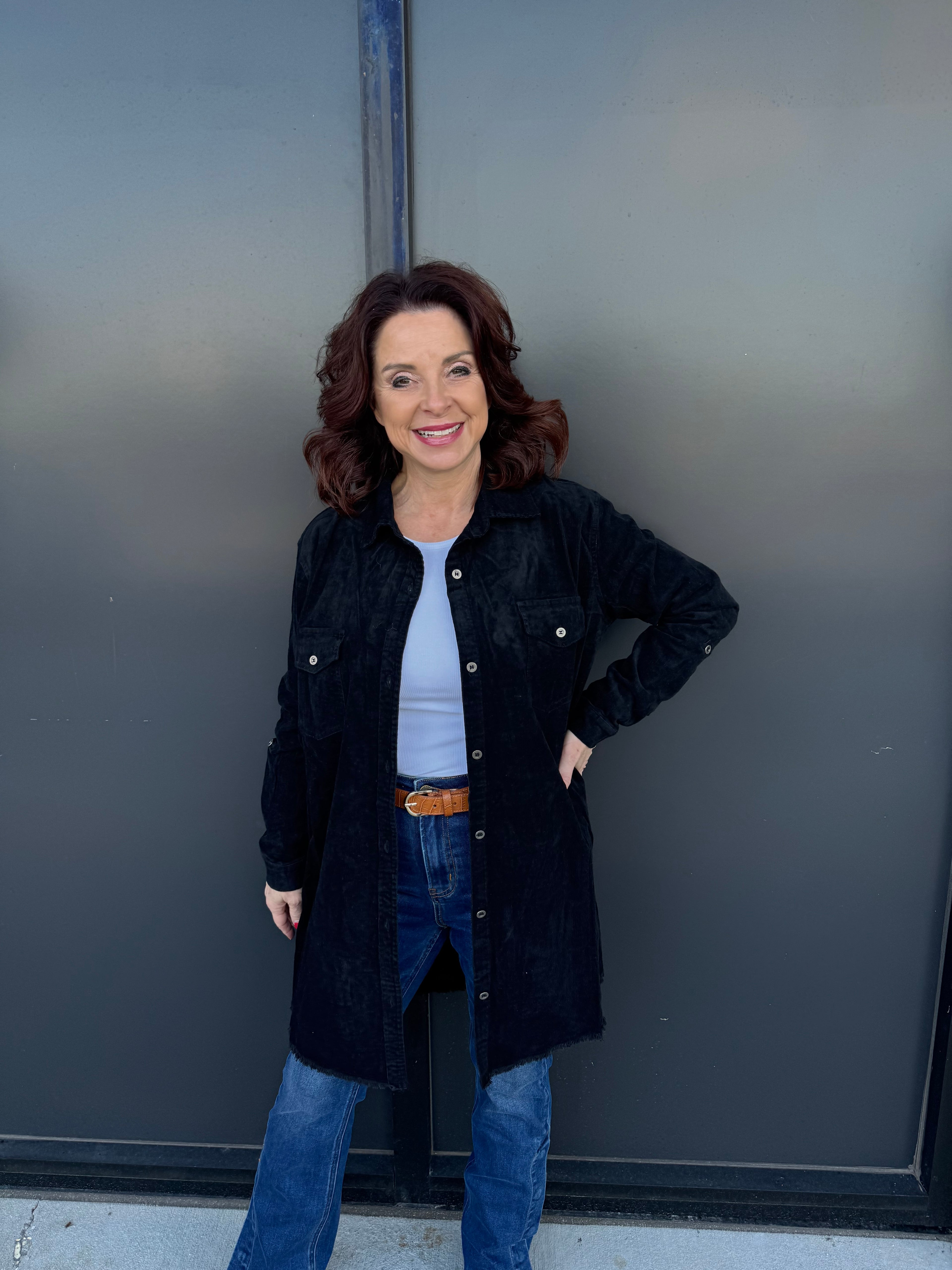 Classic Non-Stretch Denim Shirt - Door Buster