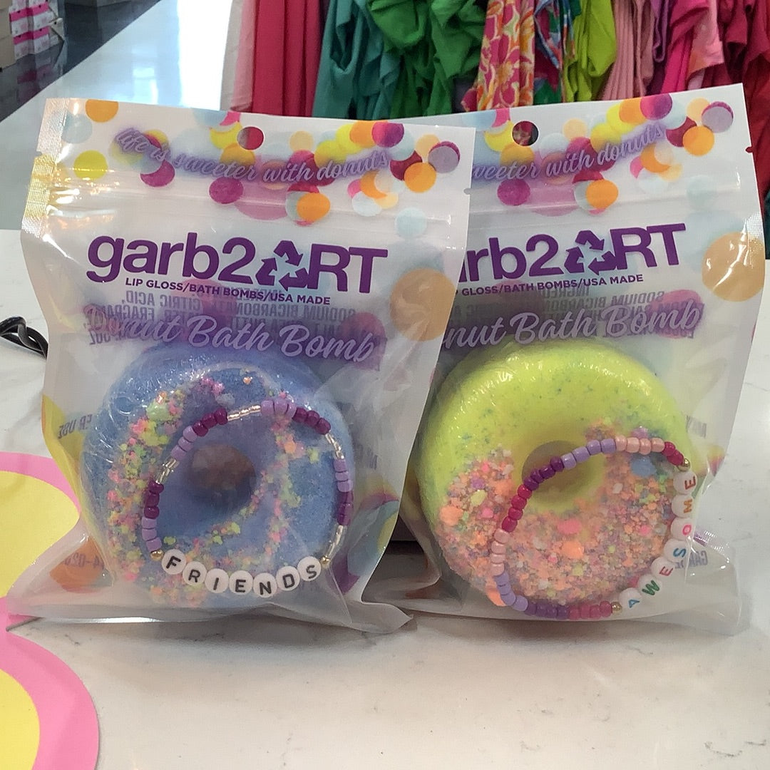 Donut Bath Bomb Bracelet Pack