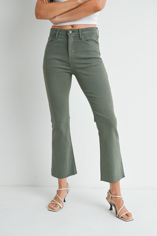 High Rise Tina Crop Flare Jean