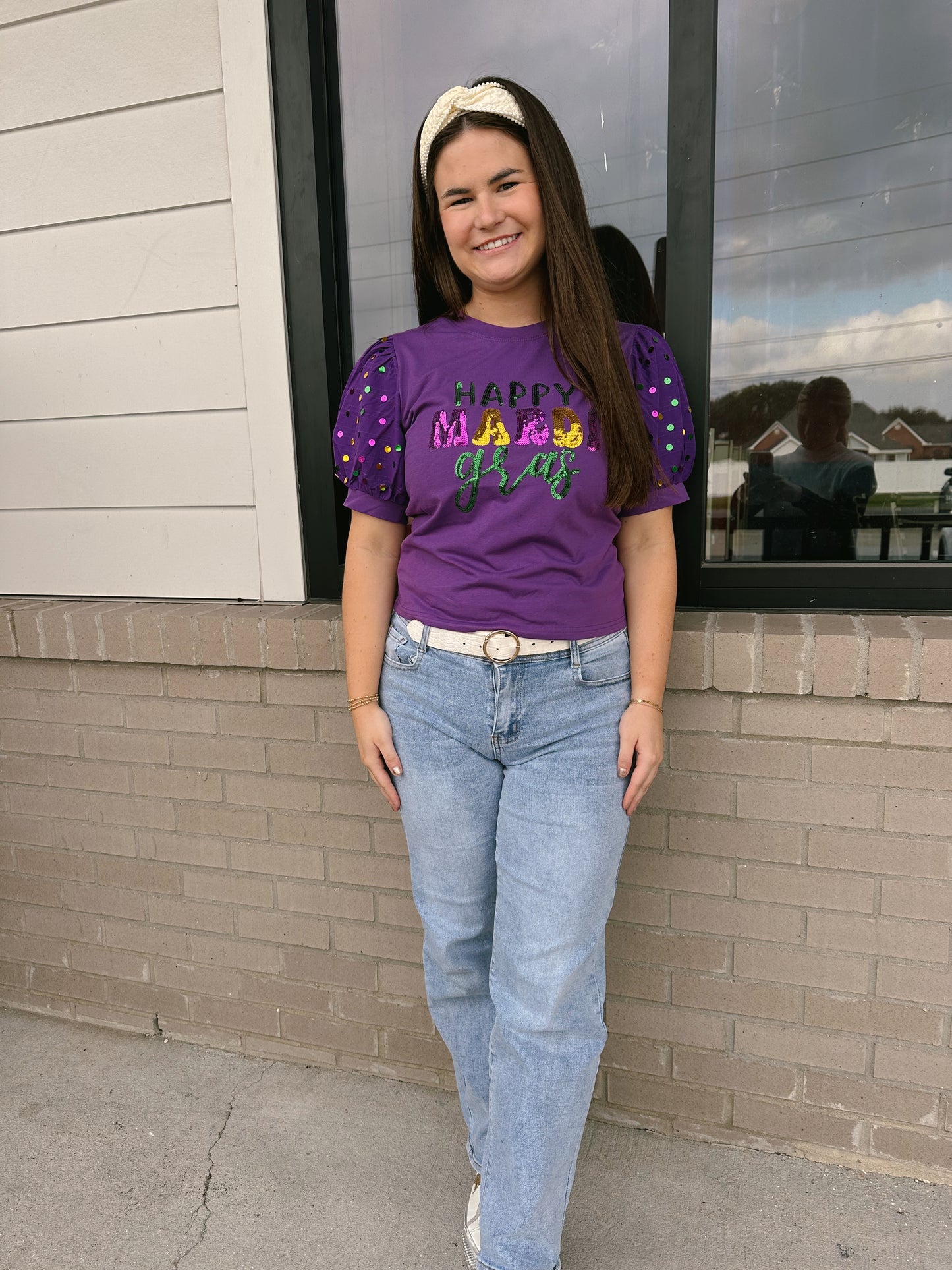 Happy Mardi Gras Top