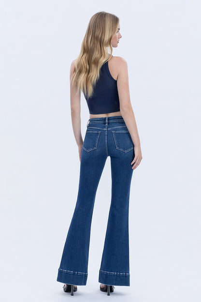 Welt Pocketed Flare Jeans