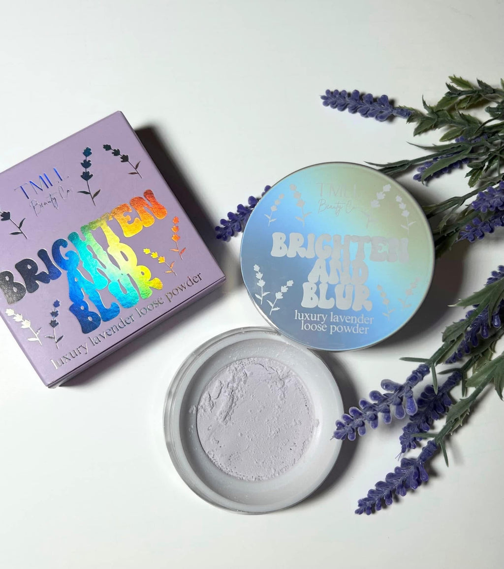 TMLL Brighten & Blur Lavender Setting Powder!