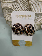 final Sale Leopard earrings!