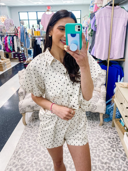 Glam Polka Dot Set