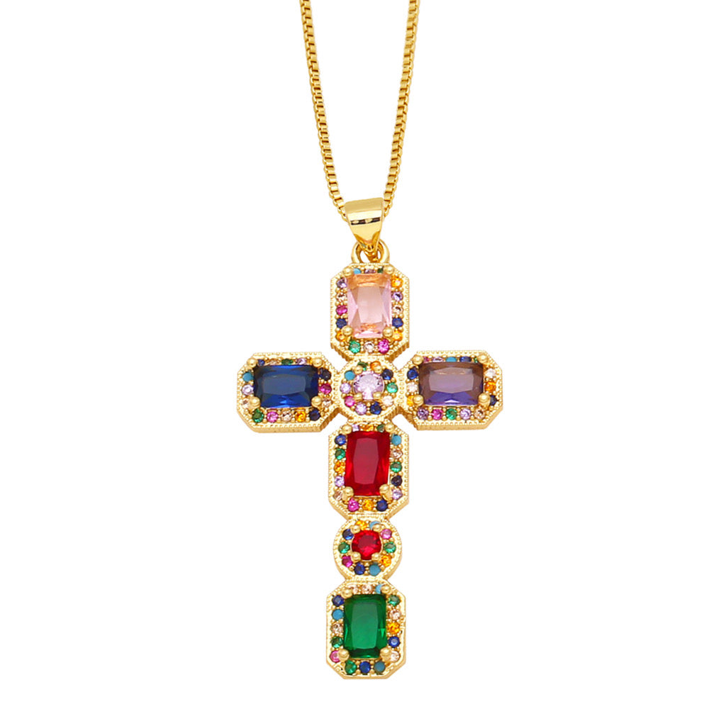 GraceStone Cross Pendant Necklace!