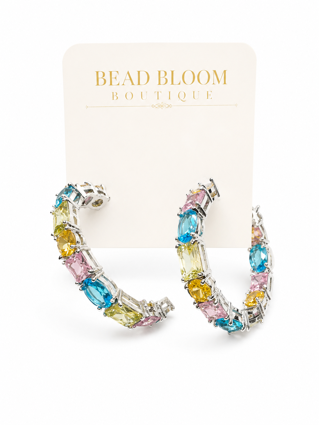 Auction 7/2 yellow/pink/blue hoops
