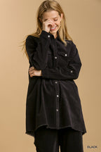 Classic Non-Stretch Denim Shirt - Door Buster