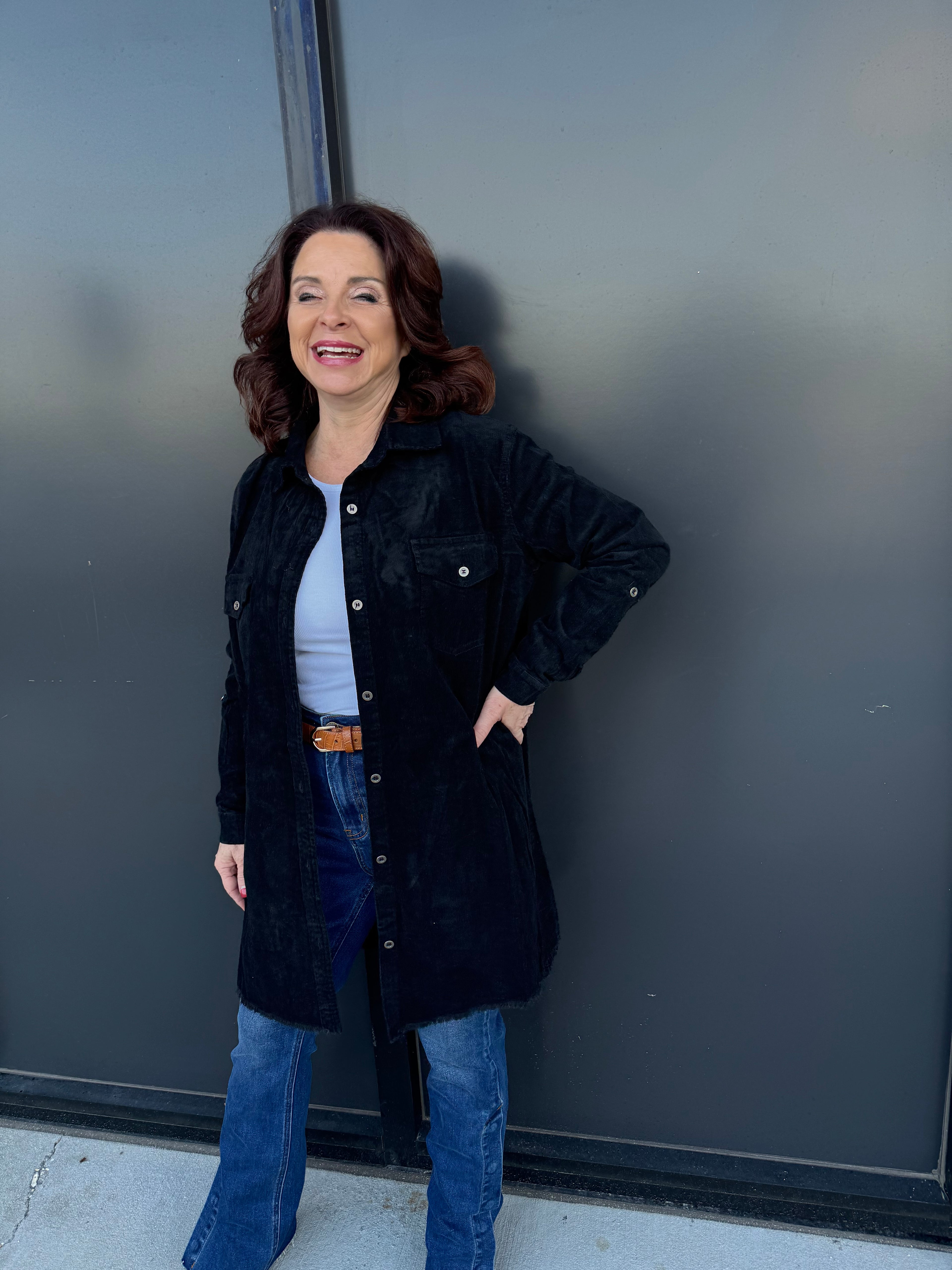 Classic Non-Stretch Denim Shirt - Door Buster