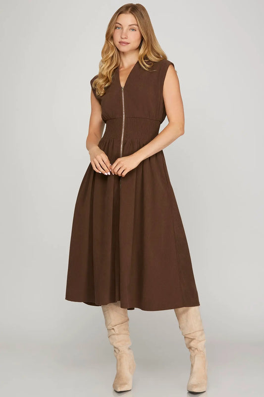 Corduroy Maxi Dress
